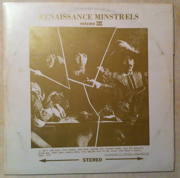 Renaissance Minstrels Volume III