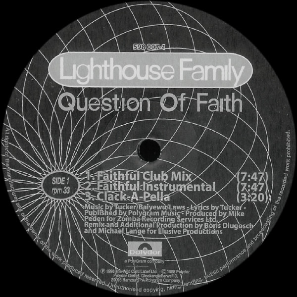 Question Of Faith (Boris Dlugosch & Michael Lange Remixes)